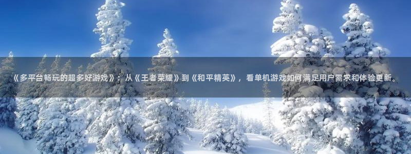 极悦娱乐线路测试：《多平台畅玩的超多好游戏》：从《王者荣耀》