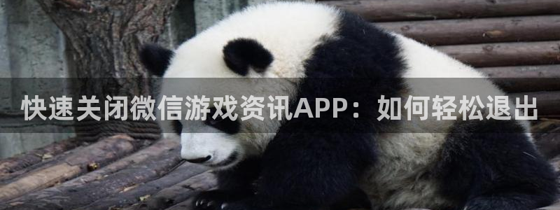极悦娱乐Ii：快速关闭微信游戏资讯APP：如何轻松退出