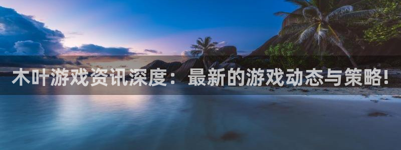 极悦娱乐官网：木叶游戏资讯深度：最新的游戏动态与策略!